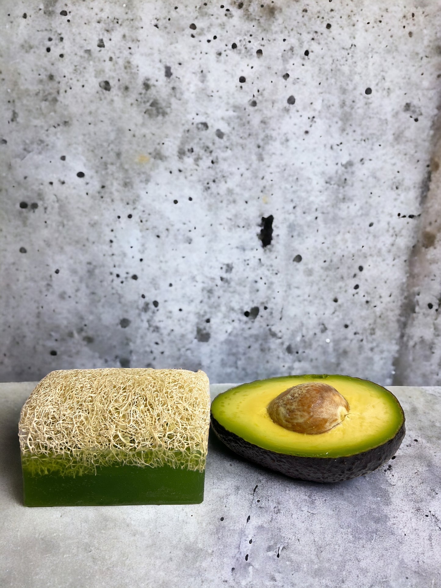 Natürliche Kürbisfaser Avocado
