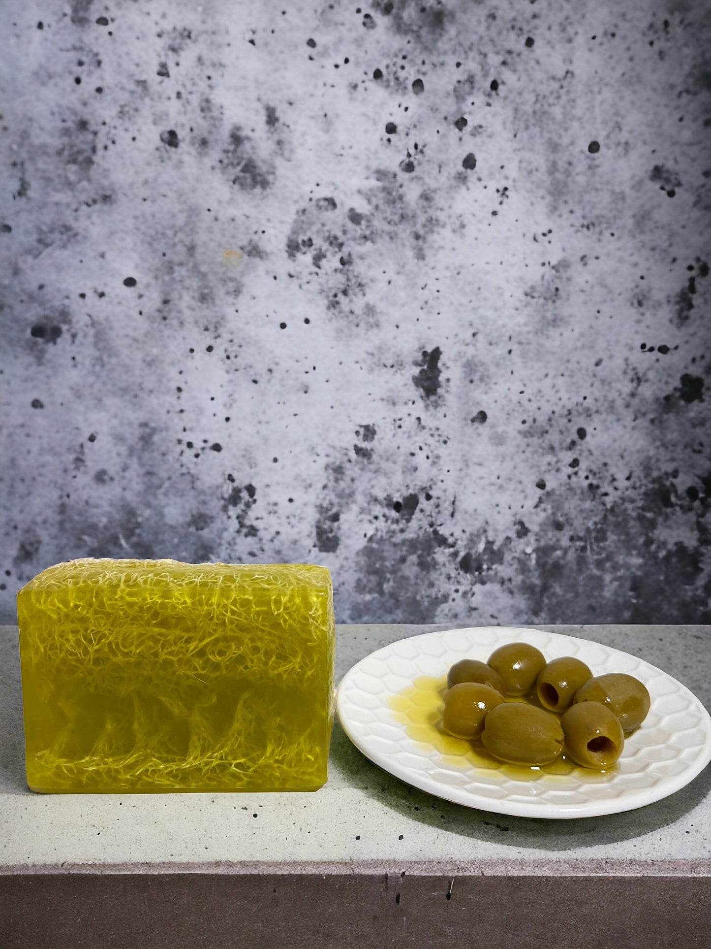 Natürliche Kürbisfaser Oliven Oel